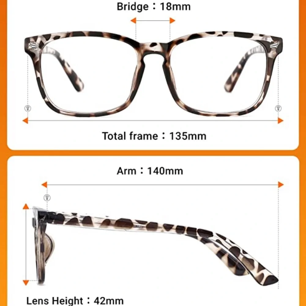 Blue Light Blocking Glasses Eyeglasses Anti Blue Ray Computer Screen Glasses